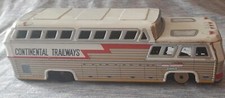 VINTAGE CONTINENTAL TRAILWAY SUNCRUISER AMERICAN EAGLE EXPRESS LITHO TIN TOY BUS