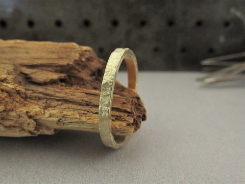 Wedding ring. 14k yellow gold Wedding ring for men/women. Unisex wedding band. - 第 1/14 張圖片