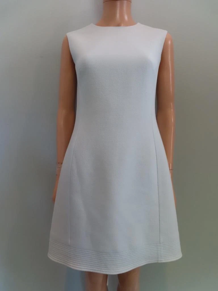 Abito senza maniche Christian Dior blu crepe pallido F 42 US 10 misure US 6