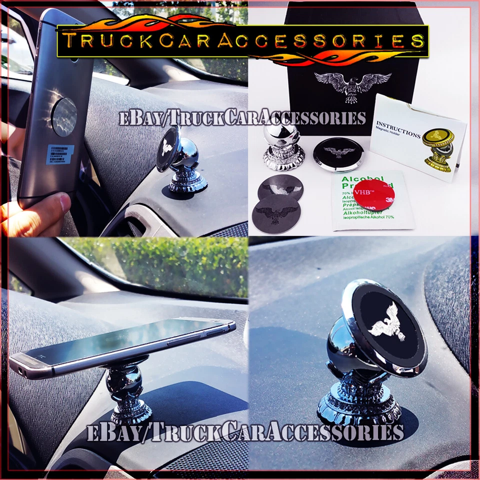4 SETS GIFT Universal MAGNET Smart Phone Car Dashboard Holder Stand W/ Gift box - Image 3 of 4