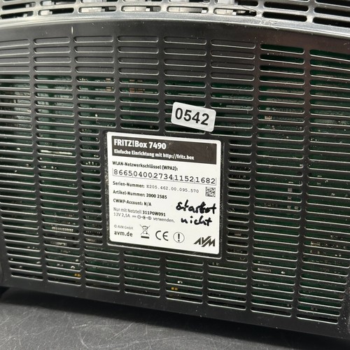 Routeur sans fil FRITZ!Box 7490 avec modem - défectueux ❌ - Photo 2/2
