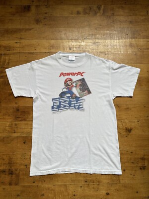 Vintage Mario IBM Power PC Nintendo 2000 Shirt Size M | eBay Vintage Mario IBM Power PC Nintendo 2000 Shirt Size M | eBay