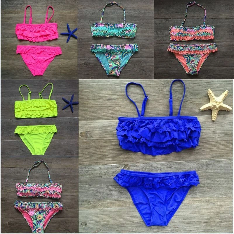 Girls Swimwear Swimsuit Swimming Costume Bikini set Bathing suit