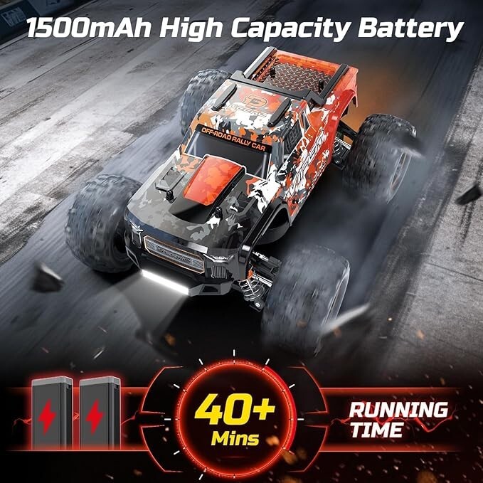 DEERC H16R Brushless 1:16 4×4 RC Truck Amazon.com: DEERC H16R Brushless Fast RC Cars,1:16 52KM/H