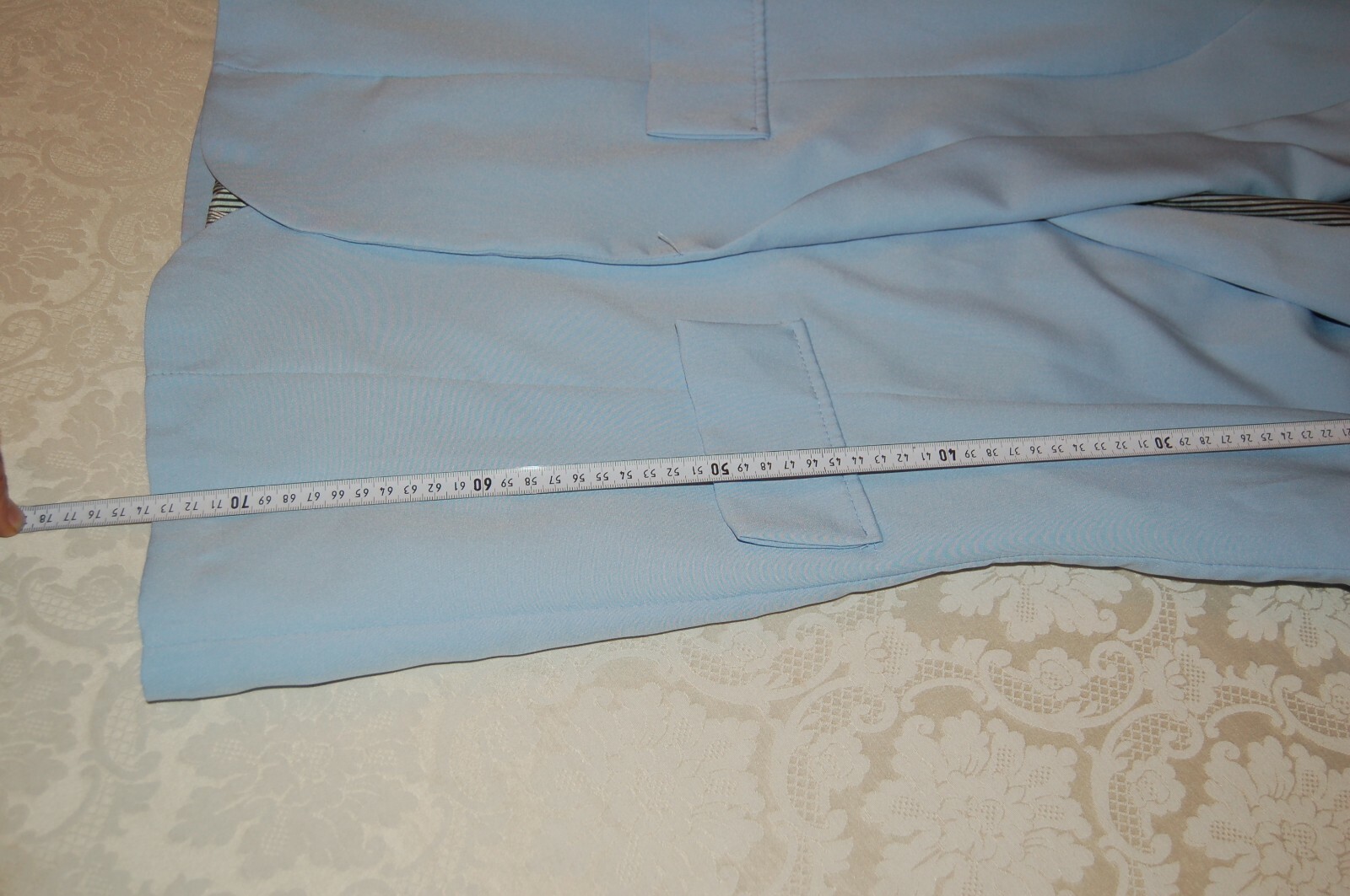 Women's Jacket, Blue, Buttonless Blazer, Polyeste… - image 8