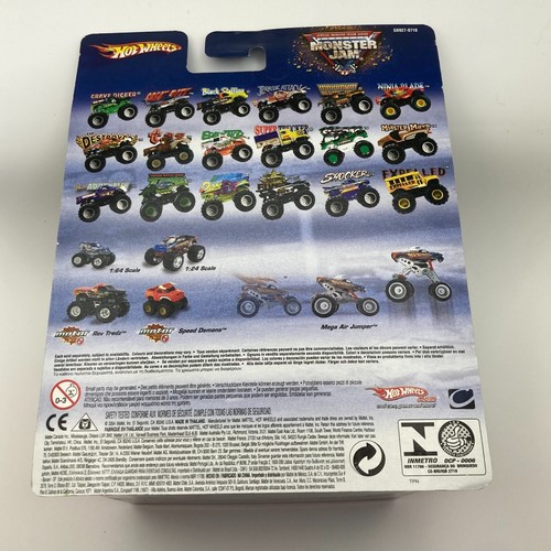 Hot Wheels Monster Jam Clown Town Monster Truck 2005 #12 On The Card - Picture 5 of 5