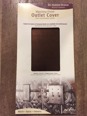 Oil-Rubbed Bronze Outlet Cover (764890648260)