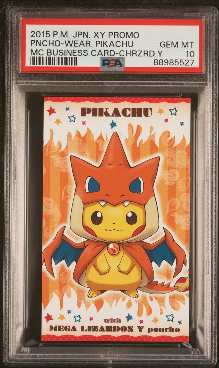 Poncho-Wearing Pikachu Charizard Y Pokemon 2015 MC Business Poncho-Wearing Pikachu Charizard Y Pokemon 2015 MC Business