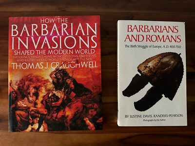 How The Barbarians shaped The World, Barbarians And Romans Lot Of 2 New Books