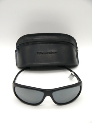 Dolce & Gabbana Sonnenbrille schwarz Sunglasses Unisex Lederetui DG 470S TOP