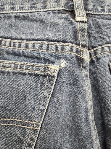 Vintage Tommy Hilfiger Cuffed Logo Boys Jeans Size 16 - Picture 7 of 10