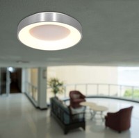 Deckenlampe Deckenleuchte Schlafzimmerlampe Flurleuchte Led Dimmbar Silber Weiß