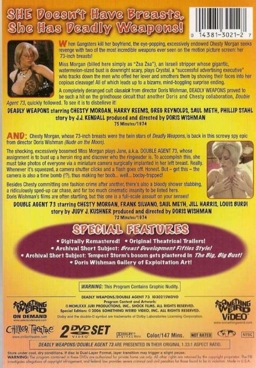 チェスティー・モーガン DVD TWINPACK〈2枚組〉 チェスティー・モーガン DVD TWINPACK〈2枚組〉