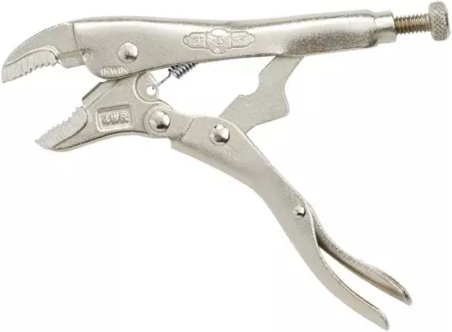 IRWIN VISE-GRIP Curved Jaw Locking Pliers with Wire Cutter, 4-Inch (10)
