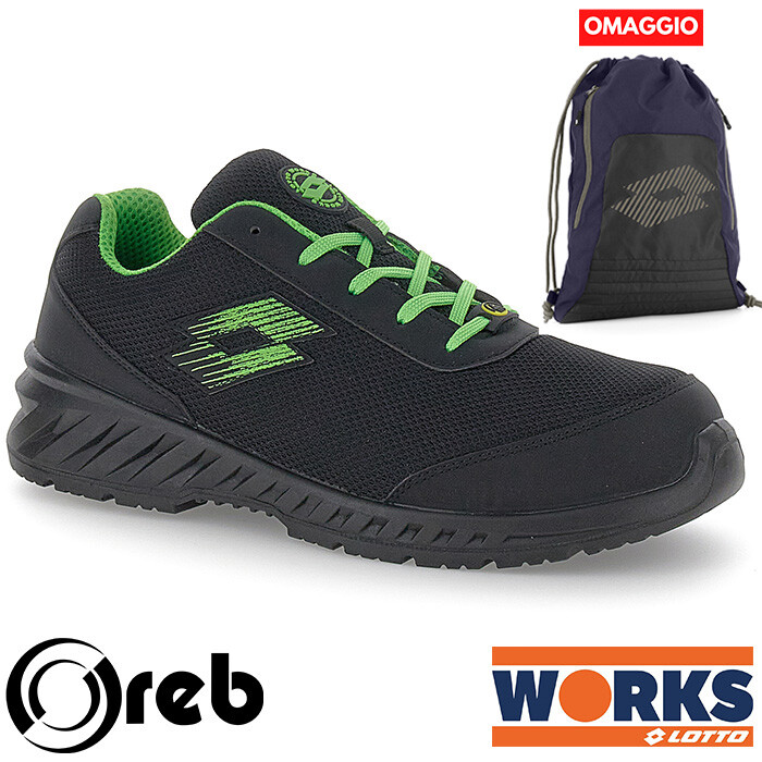 Scarpe antinfortunistiche Lotto First 700 S1PL SR FO ESD Verde