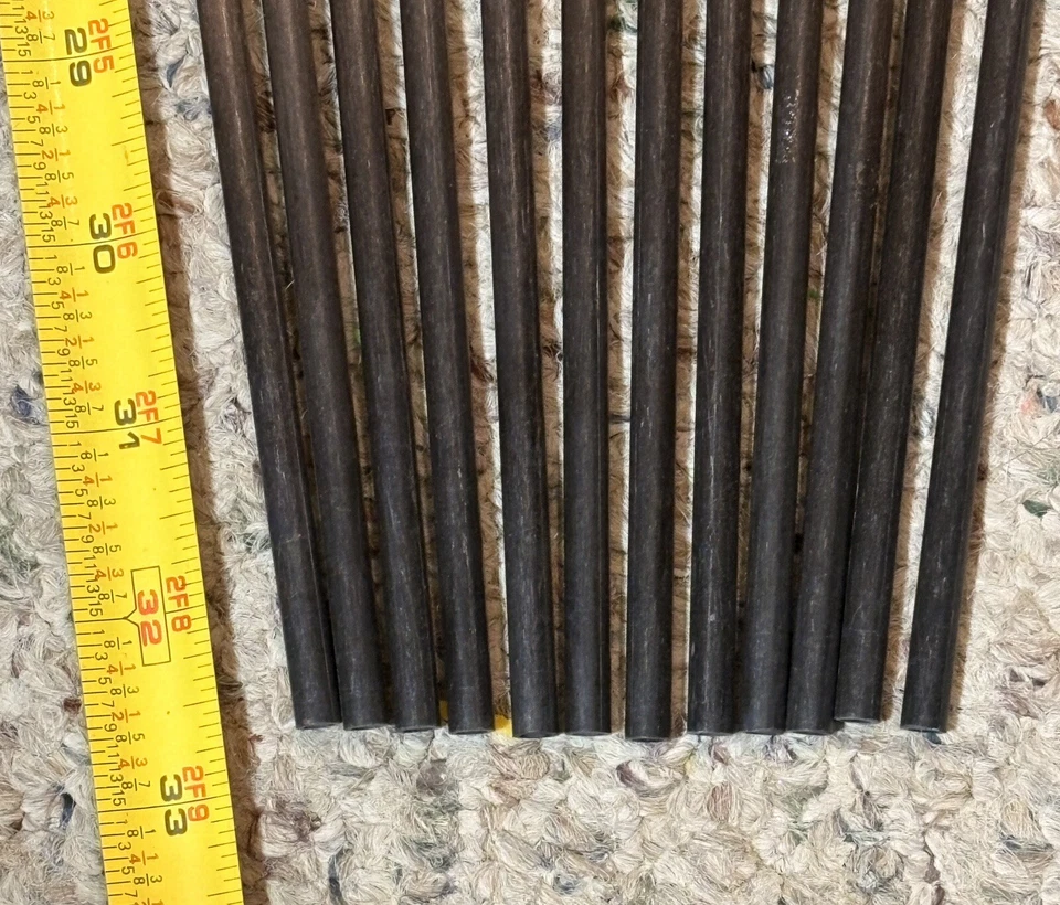 12- Beman CarbonHawk 65/75 Arrow Shafts w/nocks 1 Dozen No Tips Need Fletched - Image 2 of 4