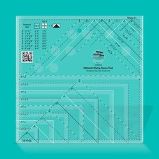 Creative Grids Ultimatives Werkzeug f&uuml;r fliegende G&auml;nse. Quilt Lineal. CGRDH4. 8,5" Vierkant