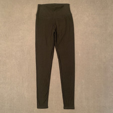 Orvis Leggings S Black Cozy Soft Fleece Lined Pants Classic Athleisure Comfort