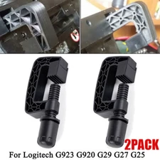 2PCS Black Steering Wheel System Fixing Clamp For Logitech G923 G920 G29 G27 G25