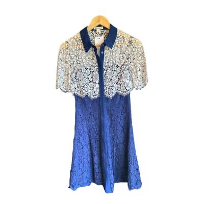 Whistles Navy And White Lace Short Sleeved Dress UK Size 8 | eBay Whistles Navy And White Lace Short Sleeved Dress UK Size 8 | eBay