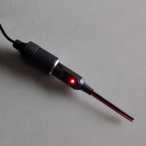 12V 24V Auto 20A Male Car Cigarette Lighter LED Socket Plug Connector Adapter - Picture 9 of 12