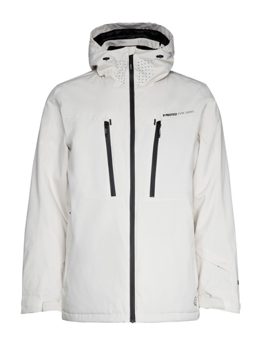 white mens snow jacket