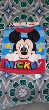 2 Pack Disney Mickey Mouse Toddler Pullover Cotton Bibs NWT 6m 