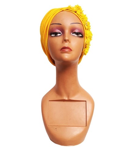 Yellow Turban Women Turban - Picture 4 of 4