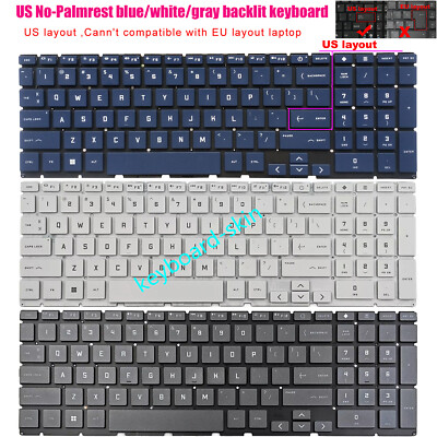 Backlit Keyboard For HP Victus 16-E 16-D 16-R 16-S TPN-Q263 Q264 TPN-C169 C170