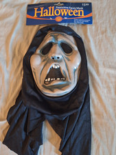 Vintage Tagged 90s Fun World Fearsome Faces Scream Mask 'Old Man' TD