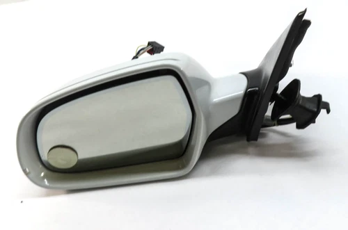 10-16 AUDI A4 (B8 8K) LEFT - HEATED AUTODIM MEMORY DOOR MIRROR (GLACIER WHITE)