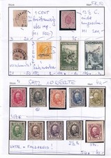 Luxemburg - Partie div. Werte - ua. Nr. 3+7 sowie Dienst 47*-56*  (1695a)