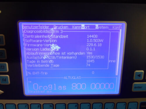 VideoJet 1530 Inject Coding Machine 397501 Imprimante Ink Jet Série 1000 "testé" - Photo 5 sur 7