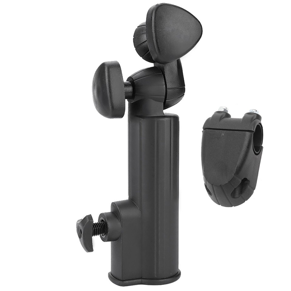 Golf Push Trolley Umbrella Holder Plastic Stand Pull Bike Cart Black eBay