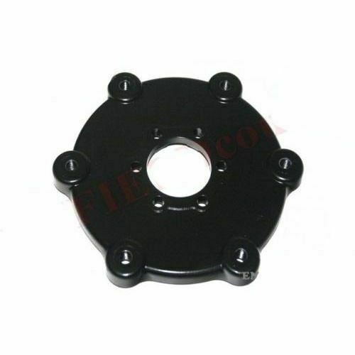 Plaque Adaptateur De Disque Avant Pour Royal Enfield Classic UCE - Noir Chromé - Neuf
