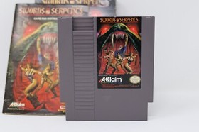 Swords and Serpents (Nintendo Entertainment System, NES 1990) Complete In Box