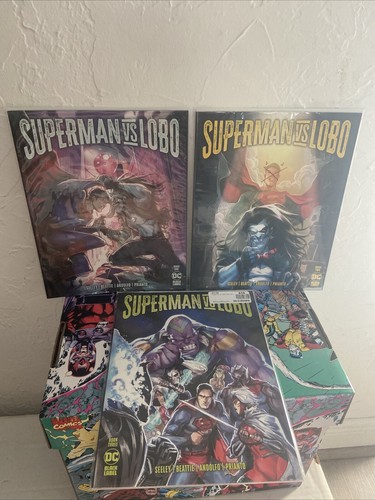 Superman vs Lobo #1-3 Complete Full Series Seeley Mirka Andolfo DC Black Label