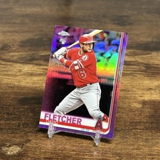2019 Topps Chrome #181 David Fletcher Pink Refractor RC