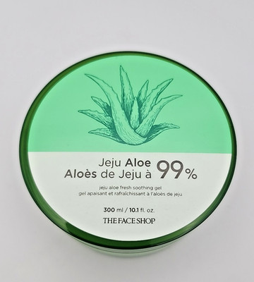 Jeju Aloe Vera 95% Soothing Gel 10.1 fl oz NEW Sealed The Face Shop
