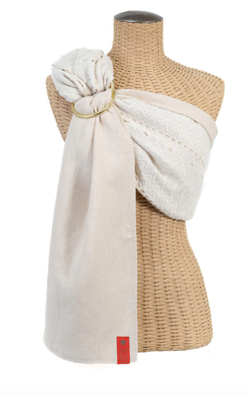 Sakura Bloom Ivory Eyelet Ring Sling