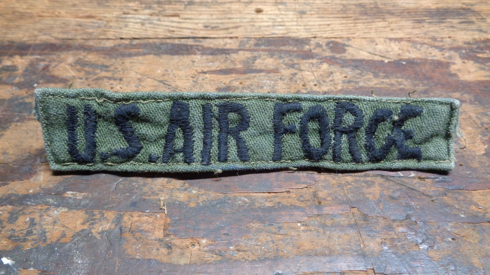 Vietnam vintage USAF Air Force combat uniform subdued tape patch Theater Made
