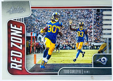 Todd Gurley II - Los Angeles Rams 2019-20 Panini Absolute Red Zone Insert #2