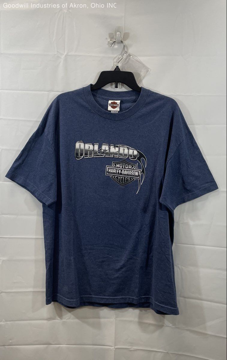 Vintage 90s Harley-Davidson Orlando Florida Graphic T-Shirt