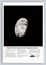 1963 Volkswagen Beetle Vintage Advertising Postcard DDB Creativity