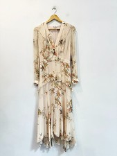 Designer Zimmermann Size 1 10 AU Floral Silk Chiffon Maxi StunningWomen's Dress