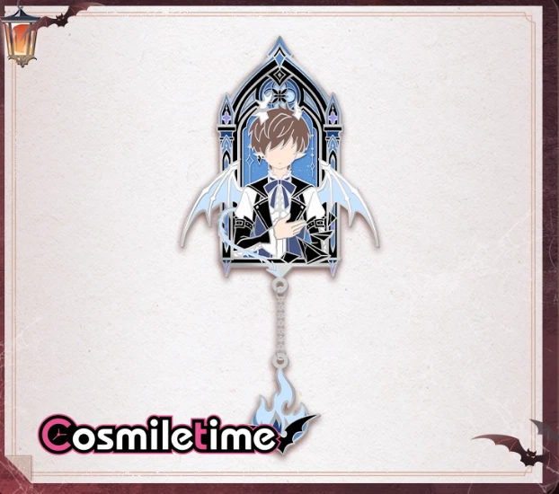 Mr Love: Queen's Choice Kiro Gavin Metal Insignia Broche Juego Colección Anime YZ Foto 4 de 4