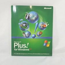 Microsoft Plus for Windows XP Set With CD Manual COMPLETE In Sleeve 2001
