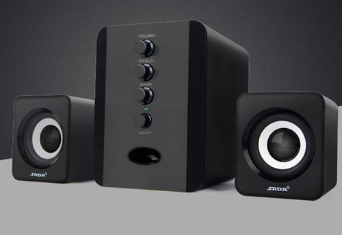 SADA D-202 Computer Speakers 2.1 Subwoofer Soundbox Stereo Music Player for PC P - 第 1/7 張圖片