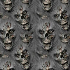 Ripping Skull Faces 22 - 18"x46" Hydrographic Film Hydro Dipping