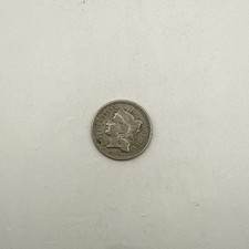 1868 3 Cent Nickel Piece #7517